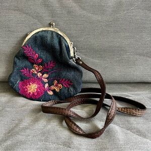 Lucky Brand Denim Crossbody Bag